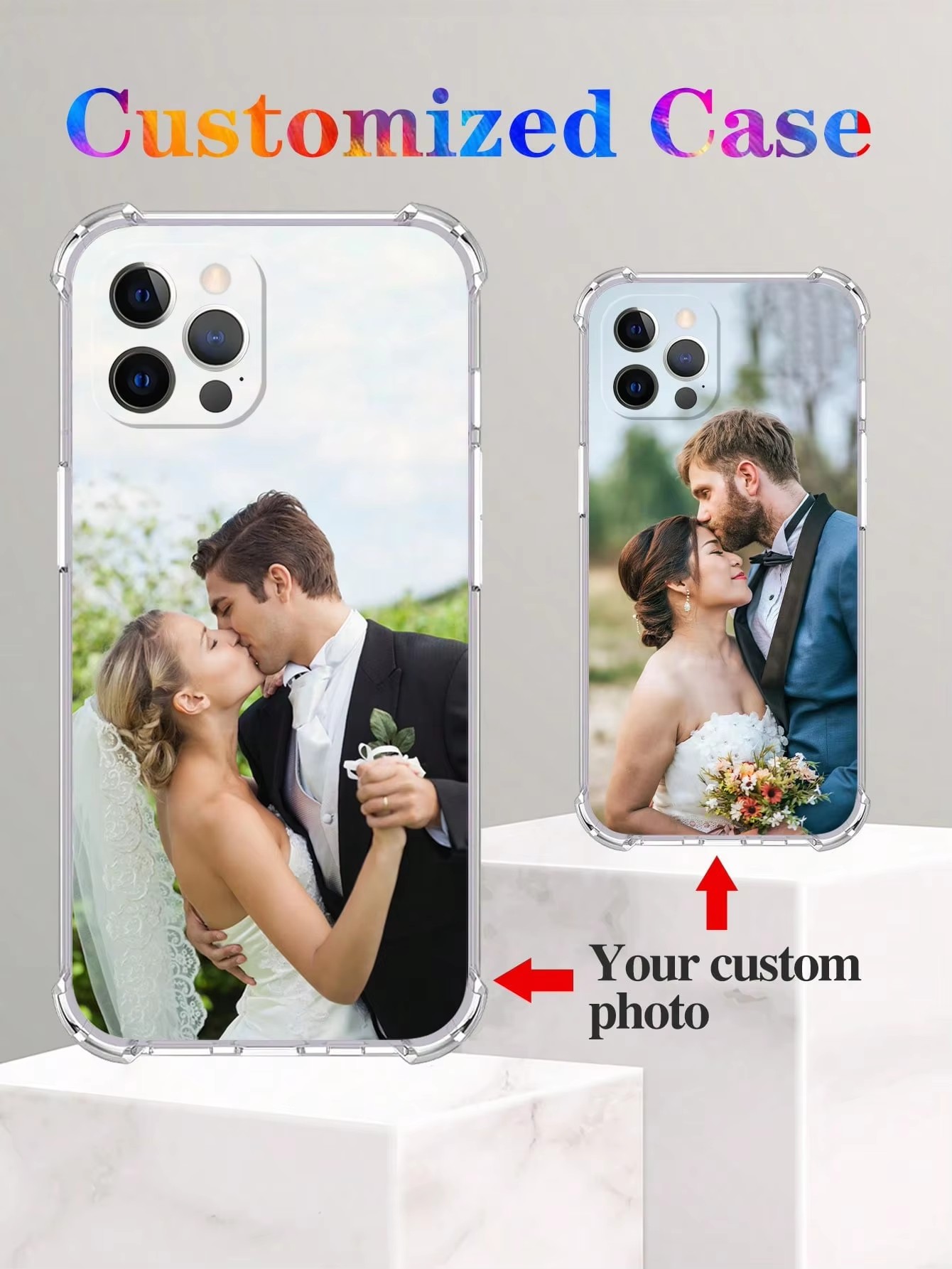 Phone Cases Customized - Clear Shockproof Cover For iPhone 18