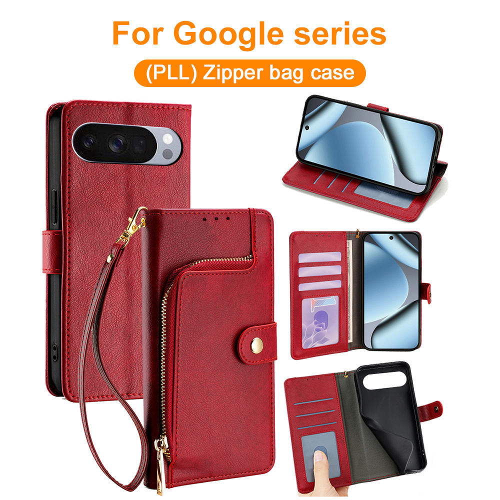 PU Leather Zipper Wallet Folio - đánh giá và giá Leather Folio Wallet Case