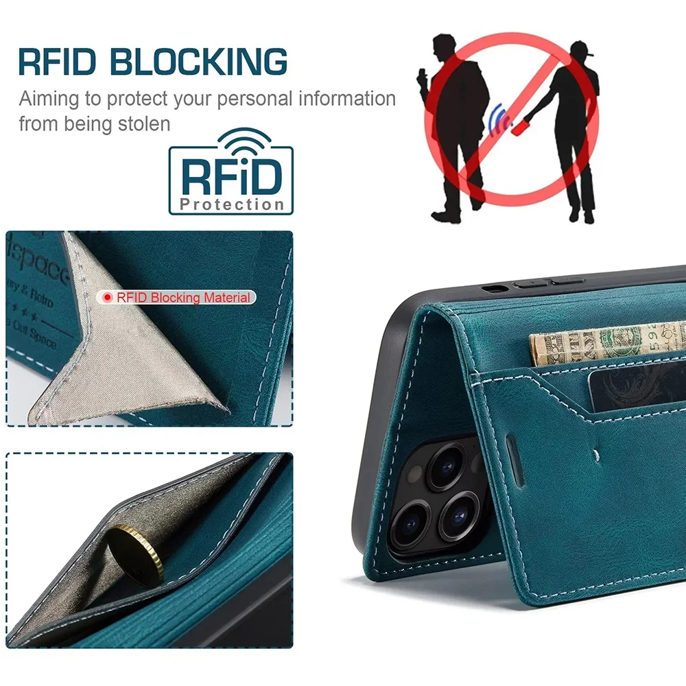 Leather Cases for IPhone 16 15 - đánh giá và giá Leather Folio Wallet Case