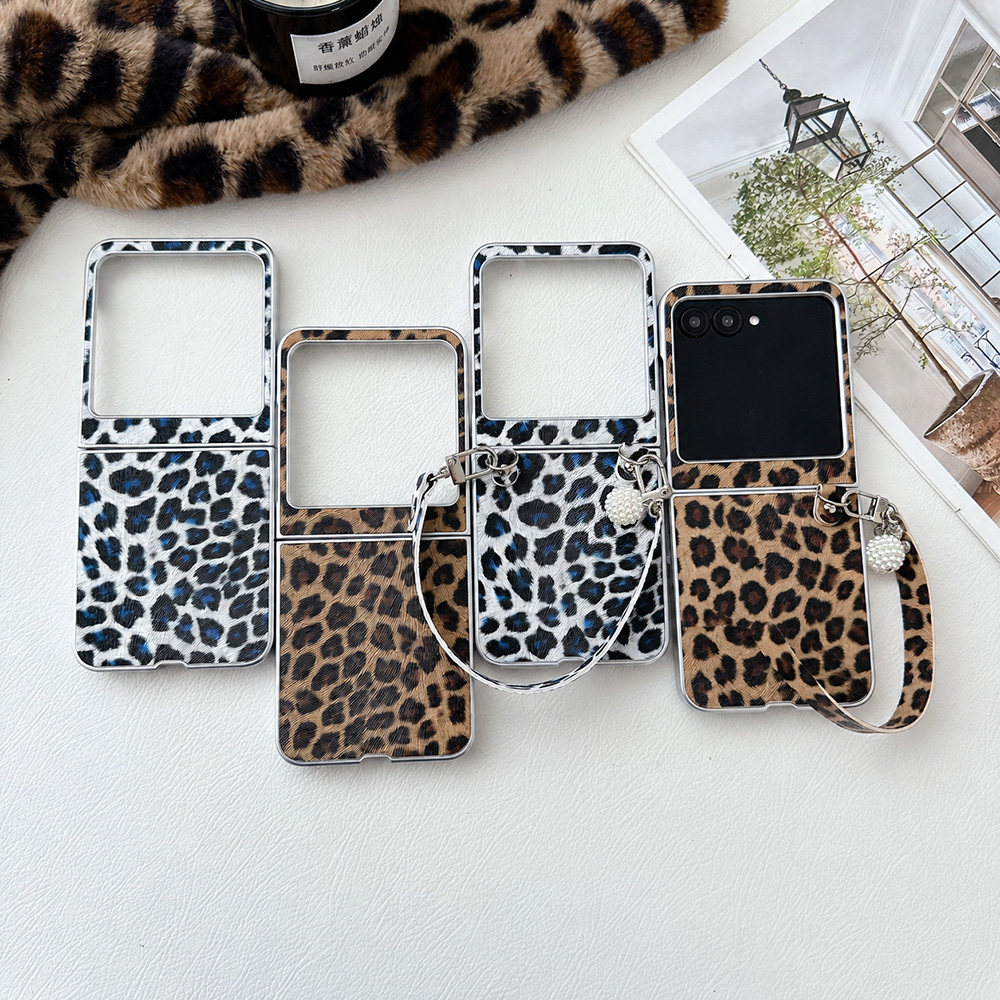 Leopard Print Folding Flip Pho - đánh giá và giá Phone Cases With Charms