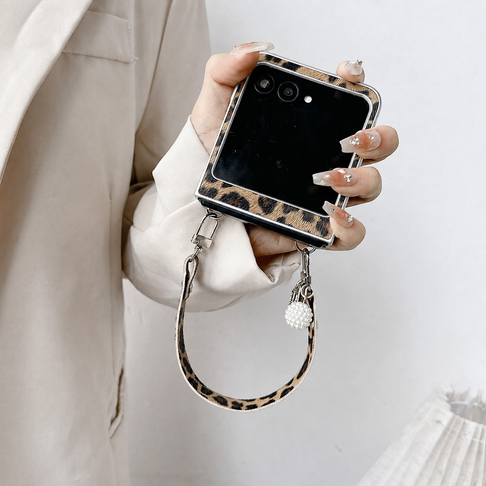 Leopard Print Folding Flip Pho - đánh giá và giá Phone Cases With Charms