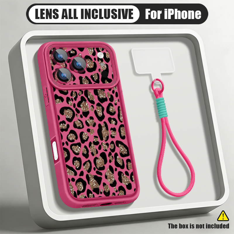 Brown Leopard Printed Lanyard  - đánh giá và giá Phone Cases Brown