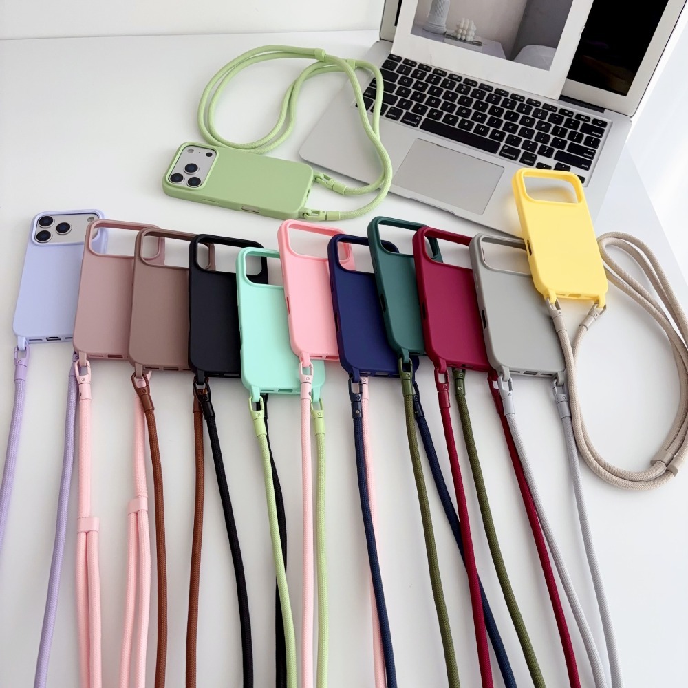 Candy Solid Color Crossbody St - đánh giá và giá Phone Cases With Charms