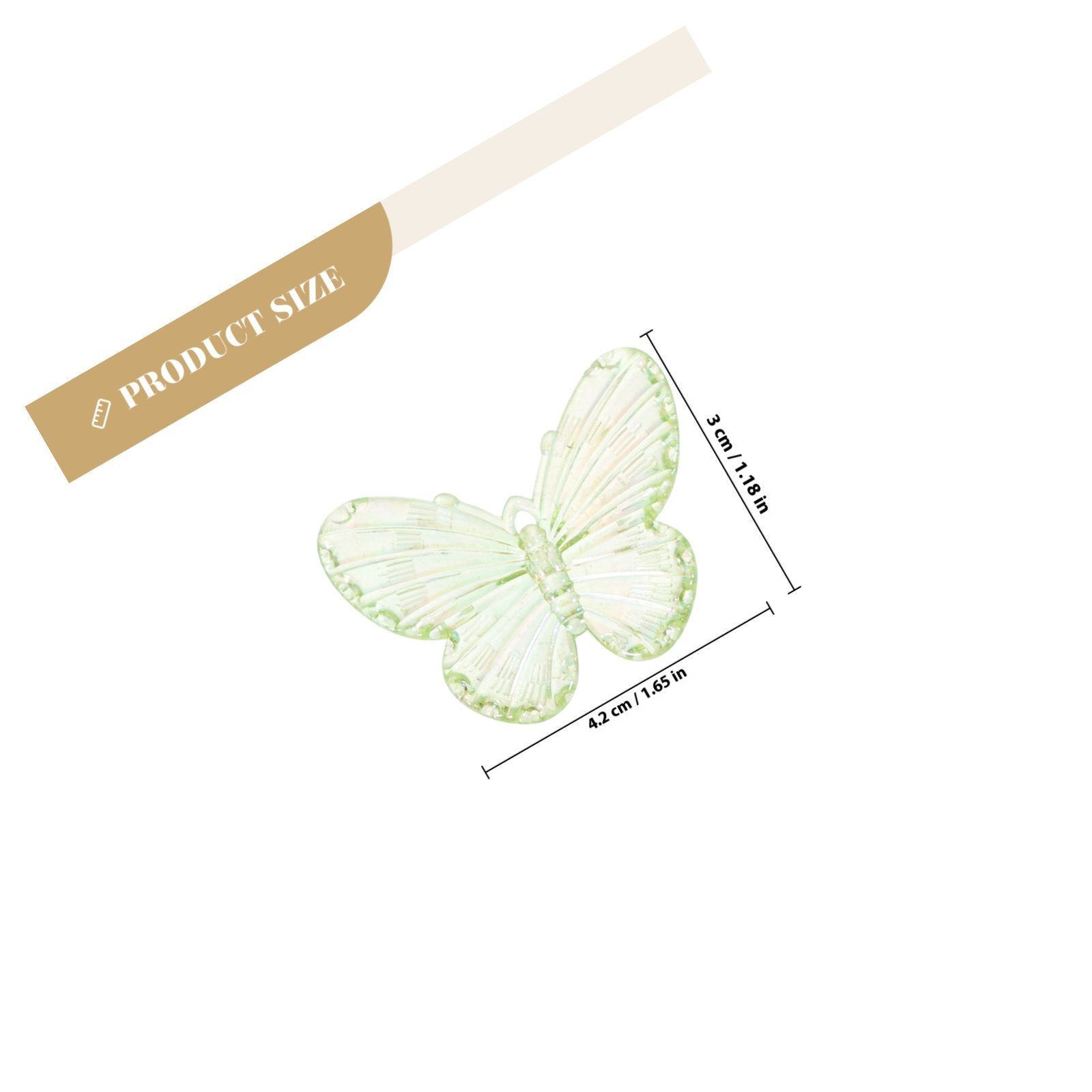 40Pcs Electroplated Butterfly  - đánh giá và giá Phone Cases With Charms