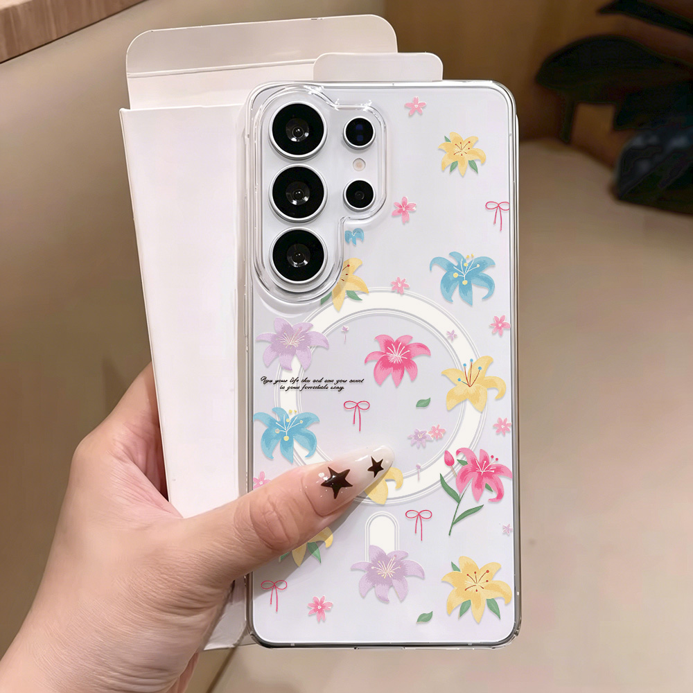 Blue Flower Magnetic Phone Cas - đánh giá và giá Phone Cases Quality