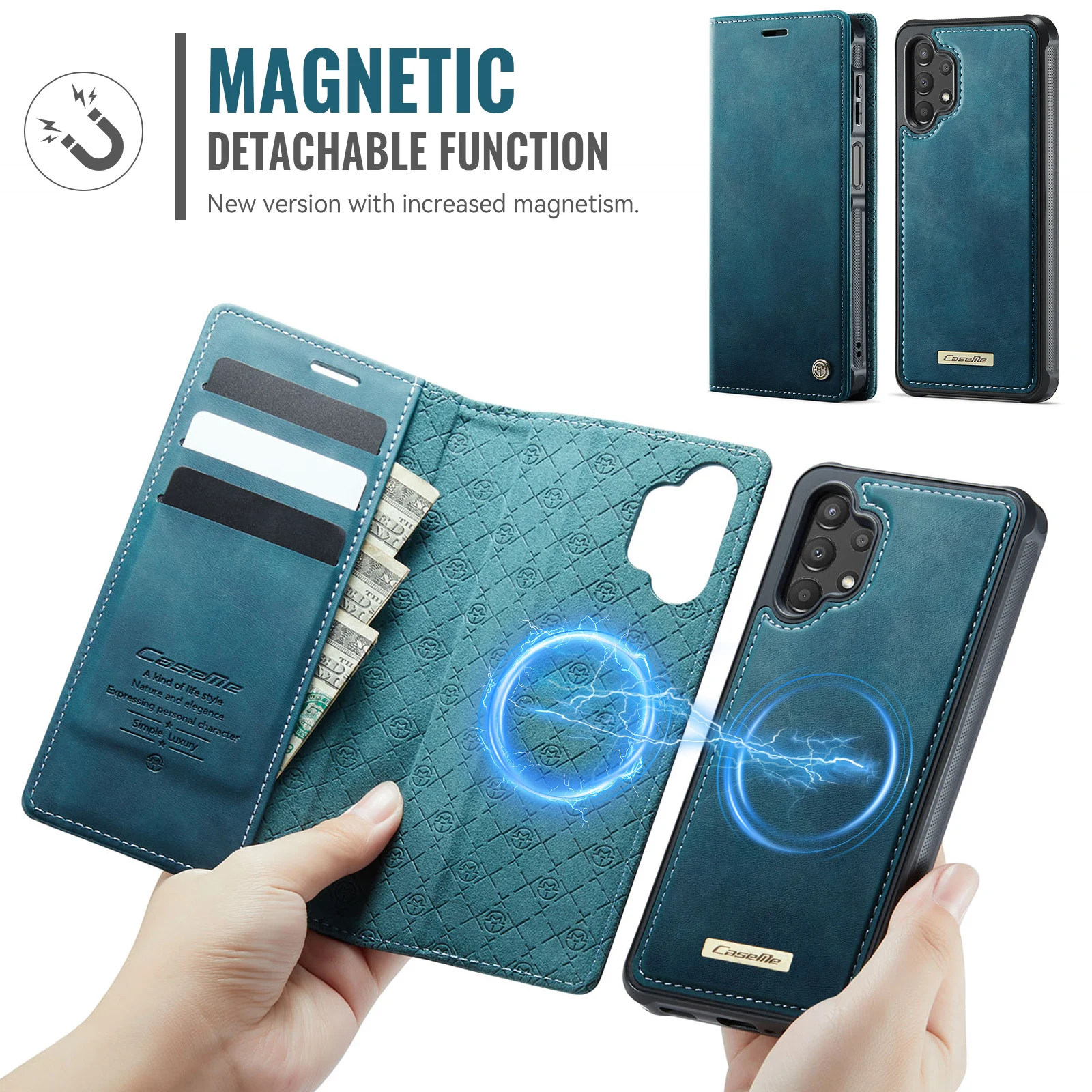 Caseme-C49 Folio Detachable Ma - đánh giá và giá Leather Folio Wallet Case