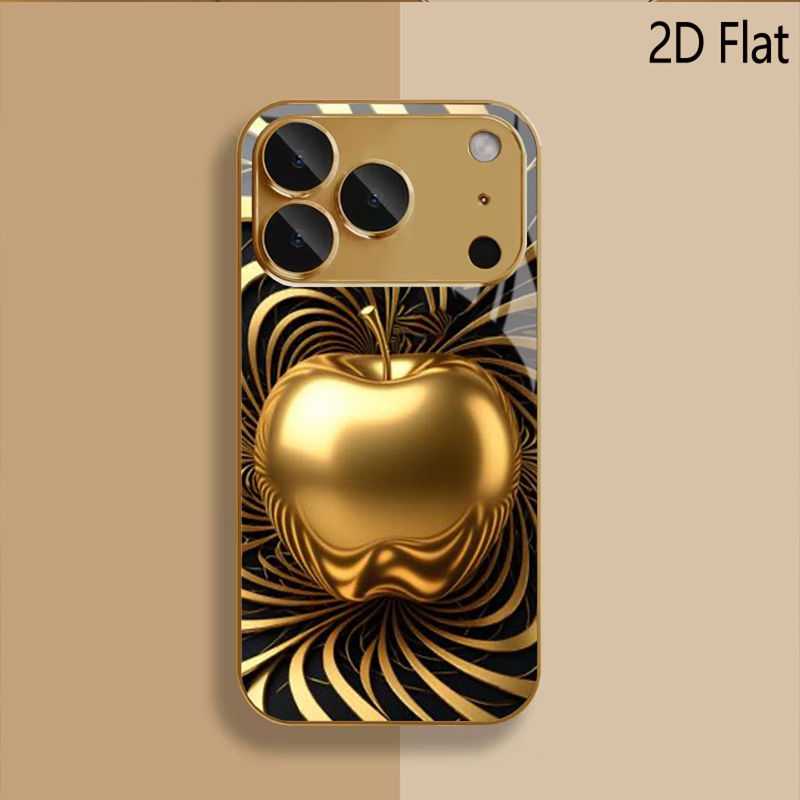 Golden Apple Patterned tempere - đánh giá và giá Phone Cases With Camera Cover