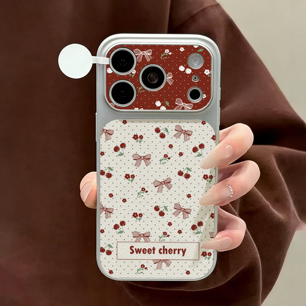 Sweet Cherry Bow Leather Phone - đánh giá và giá Phone Cases Quality