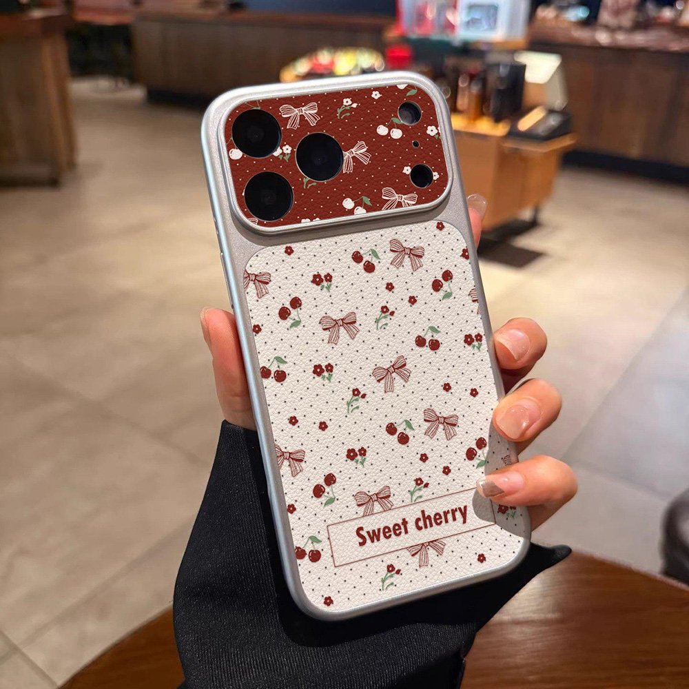 Sweet Cherry Bow Leather Phone - đánh giá và giá Phone Cases Quality