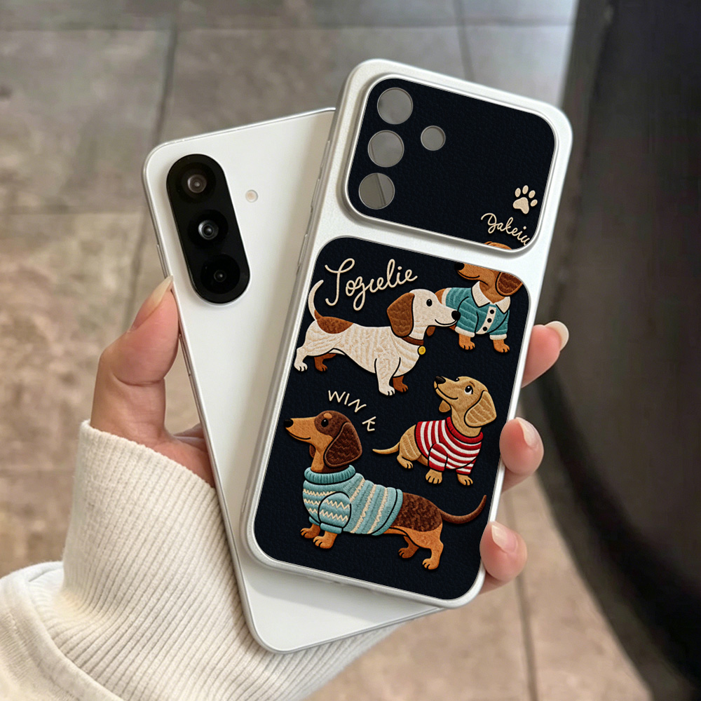 Cartoon Puppy Leather Phone Ca - đánh giá và giá Phone Cases With Camera Cover