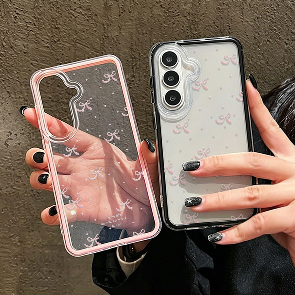 Cute Pink Bow Soft Phone Case  - đánh giá và giá Phone Cases Quality