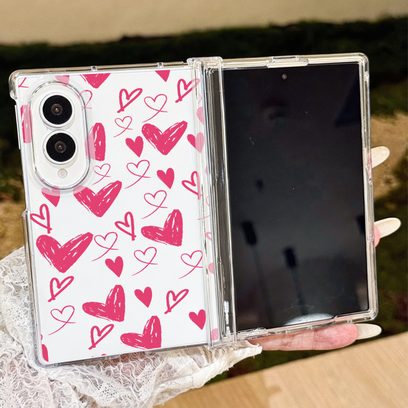 Cute Hearts Pattern Phone Case - đánh giá và giá Phone Cases For Samsung Galaxy