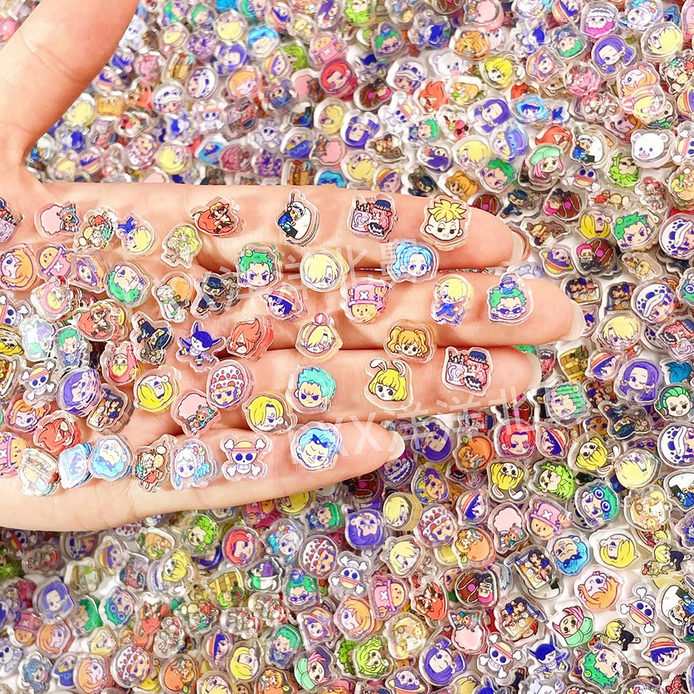 100 mini One Piece acrylic DIY - đánh giá và giá Phone Cases With Charms