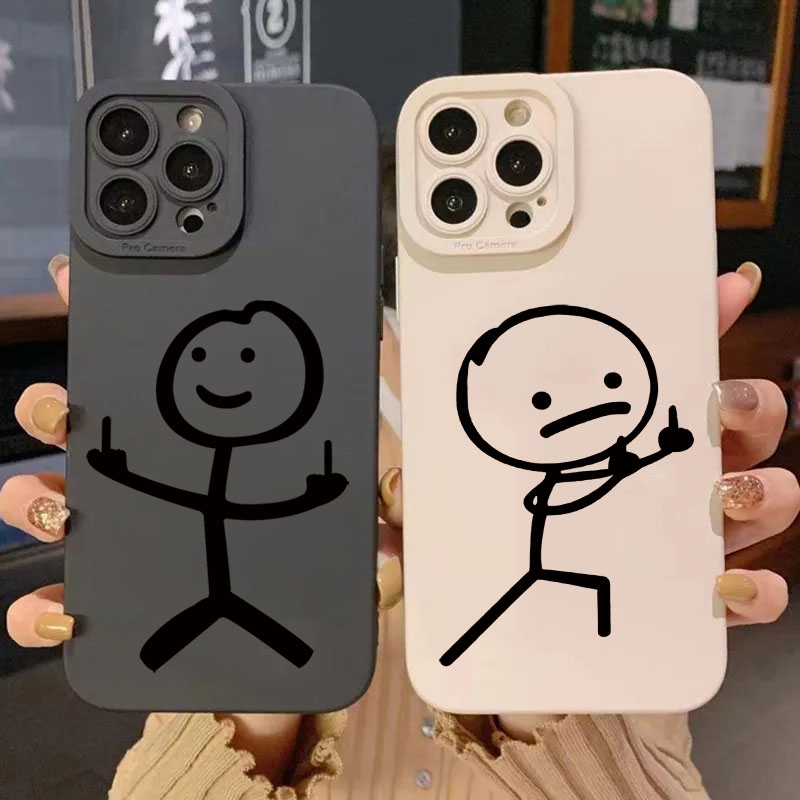Cute Cartoon Matchman Phone Ca - đánh giá và giá Phone Cases With Camera Cover