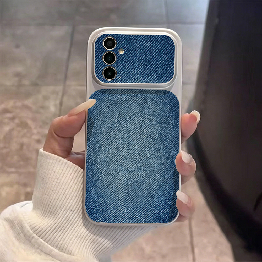 Retro Blue Denim PU Leather Ph - đánh giá và giá Phone Cases Quality