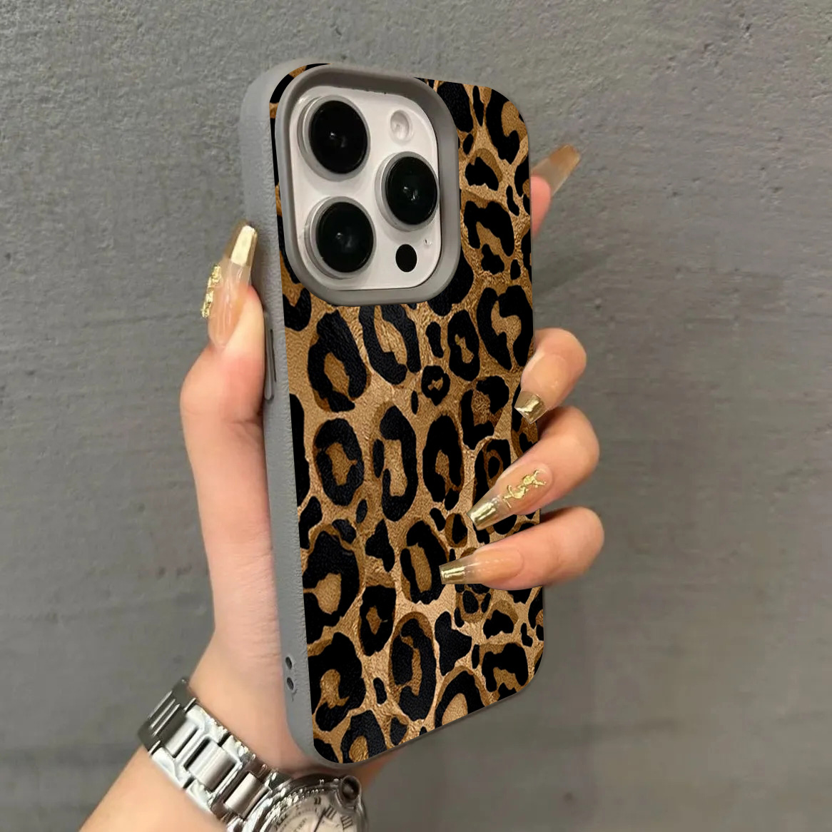 INS Brown Leopard Print Phone  - đánh giá và giá Phone Cases Brown