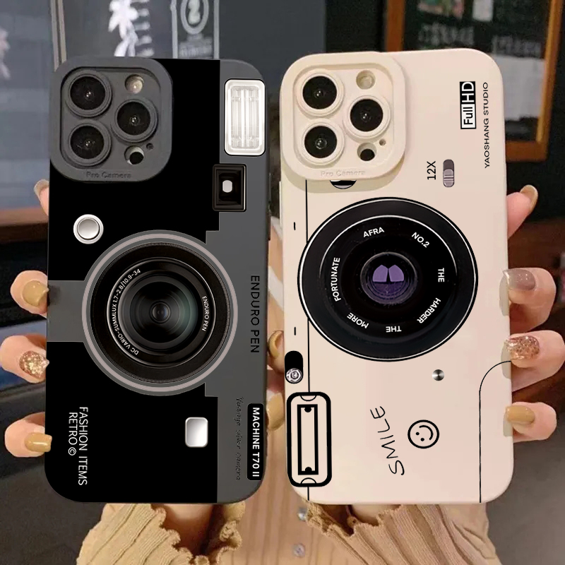 Vintage Camera Silicone Soft T - đánh giá và giá Phone Cases With Camera Cover